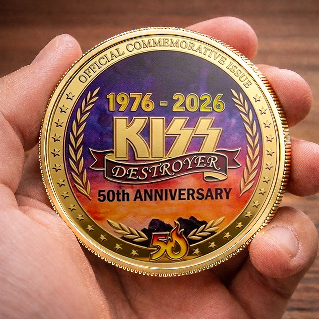 KISS Destroyer 50th Anniversary 2026 Commemorative Coin – TMTHU5302