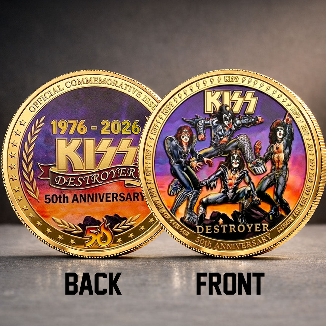 KISS Destroyer 50th Anniversary 2026 Commemorative Coin – TMTHU5302