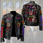 KISS Motorcycle Leather Jacket – TMTHU5151