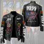 KISS Motorcycle Leather Jacket – TMTHU5324