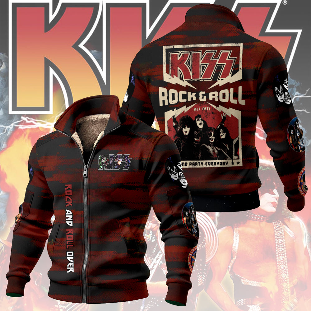KISS Thick Knit Fleece Jacket – TMTHU2509