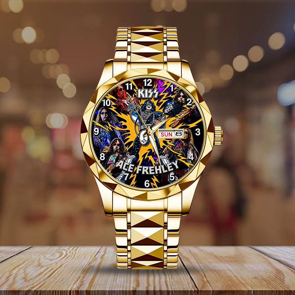 KISS x Ace Frehley Alloy Luxury Quartz Watch - TMTHU8819