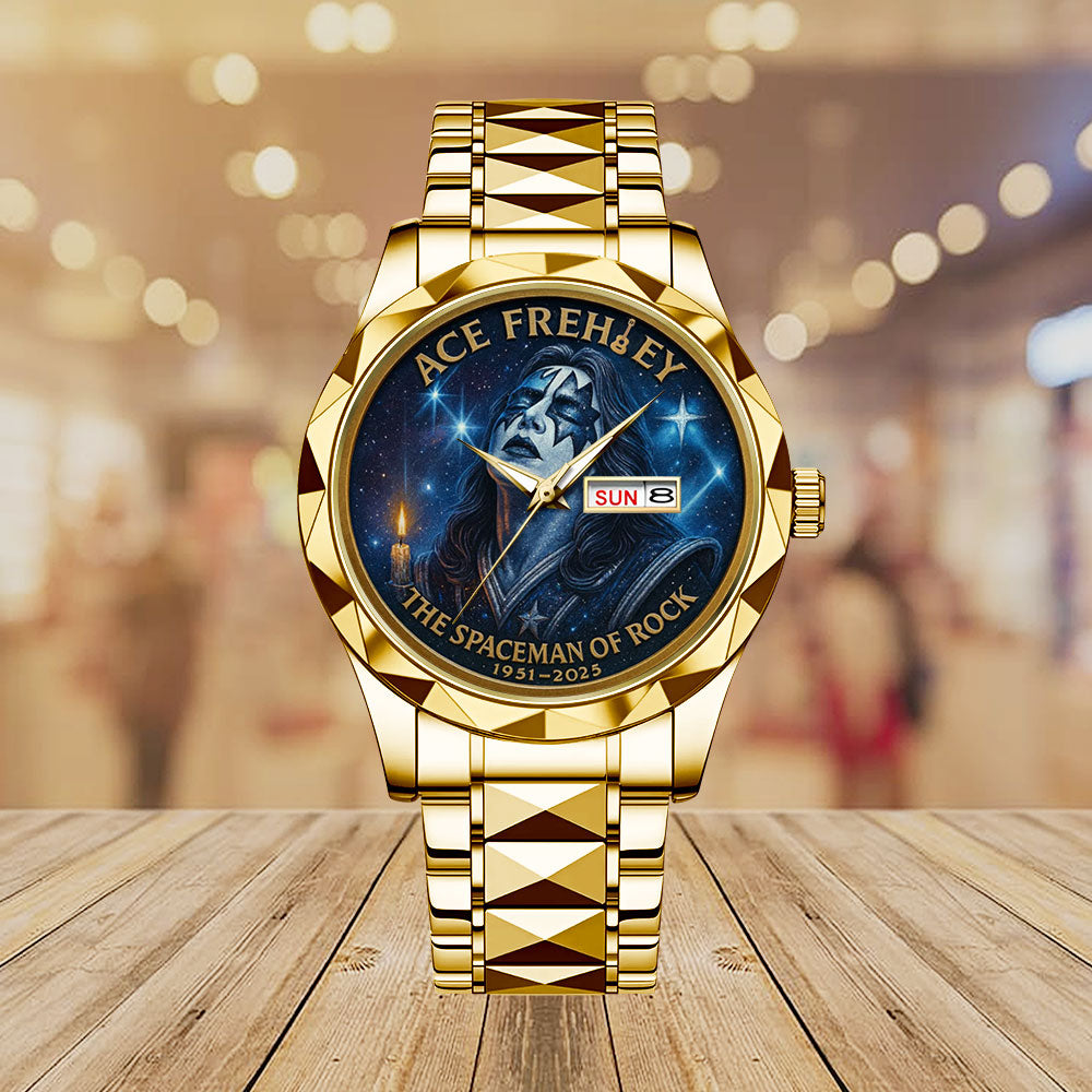 KISS  x Ace Frehley Alloy Luxury Quartz Watch - MAITM13471