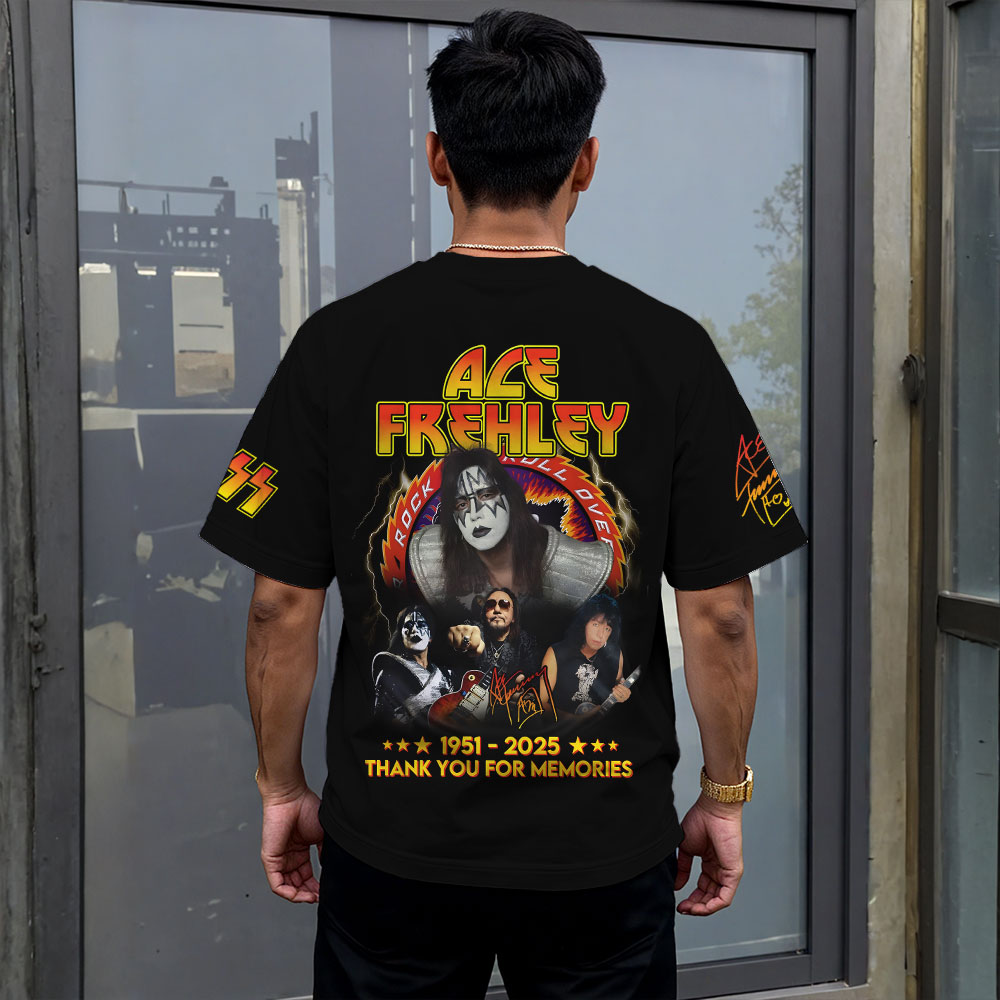 KISS x Ace Frehley 3D Apparel – MAITM13596