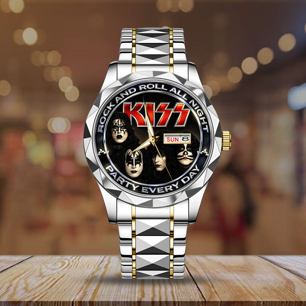 KISS Alloy Luxury Quartz Watch - TMTHU3358