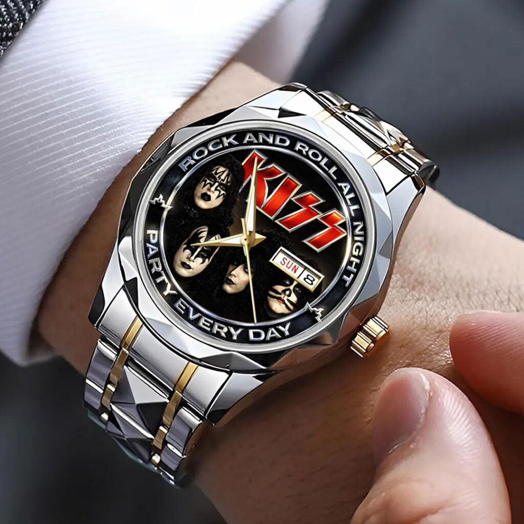KISS Alloy Luxury Quartz Watch - TMTHU3358