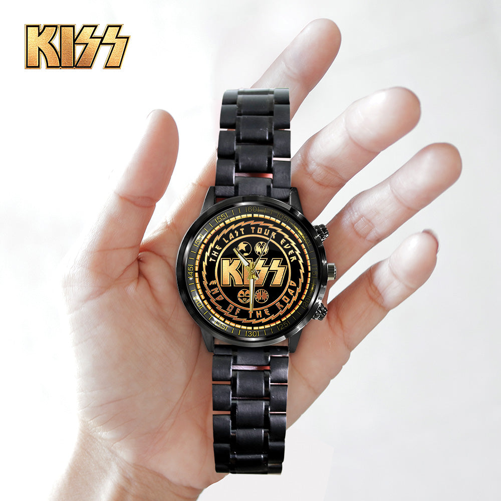 KISS Black Stainless Steel Watch - GNE 587
