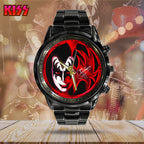 KISS Black Stainless Steel Watch - GNE 623