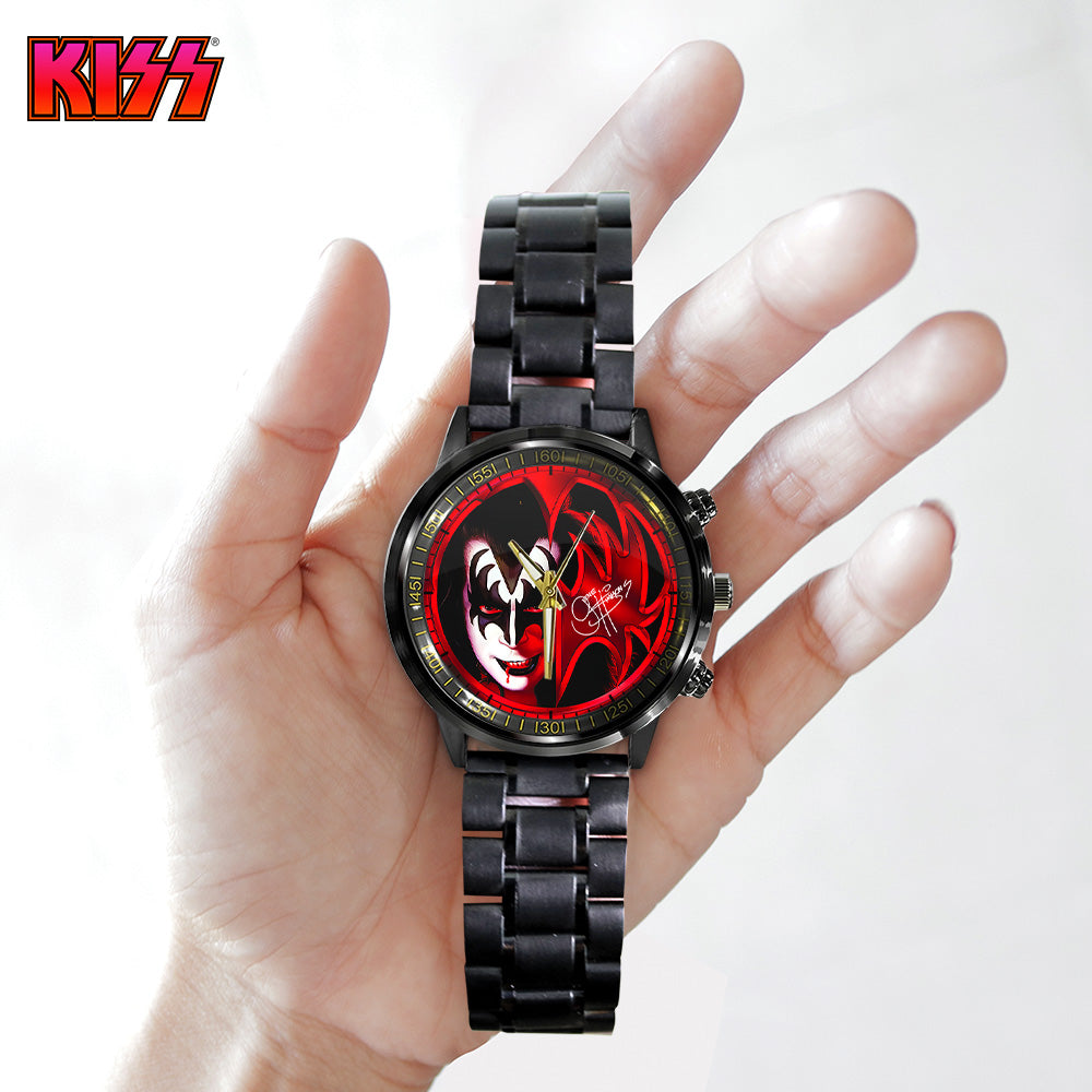 KISS Black Stainless Steel Watch - GNE 623