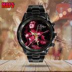 KISS Black Stainless Steel Watch - GNE 683