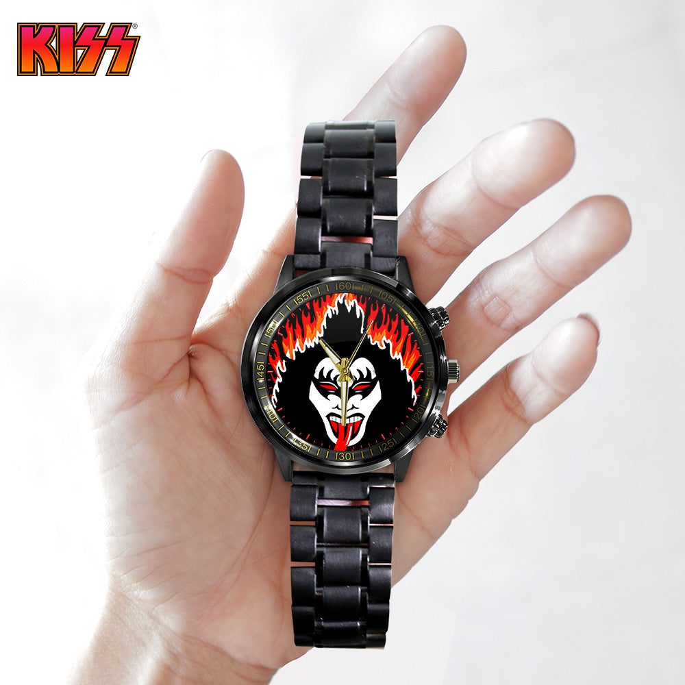 KISS Black Stainless Steel Watch - GNE 714