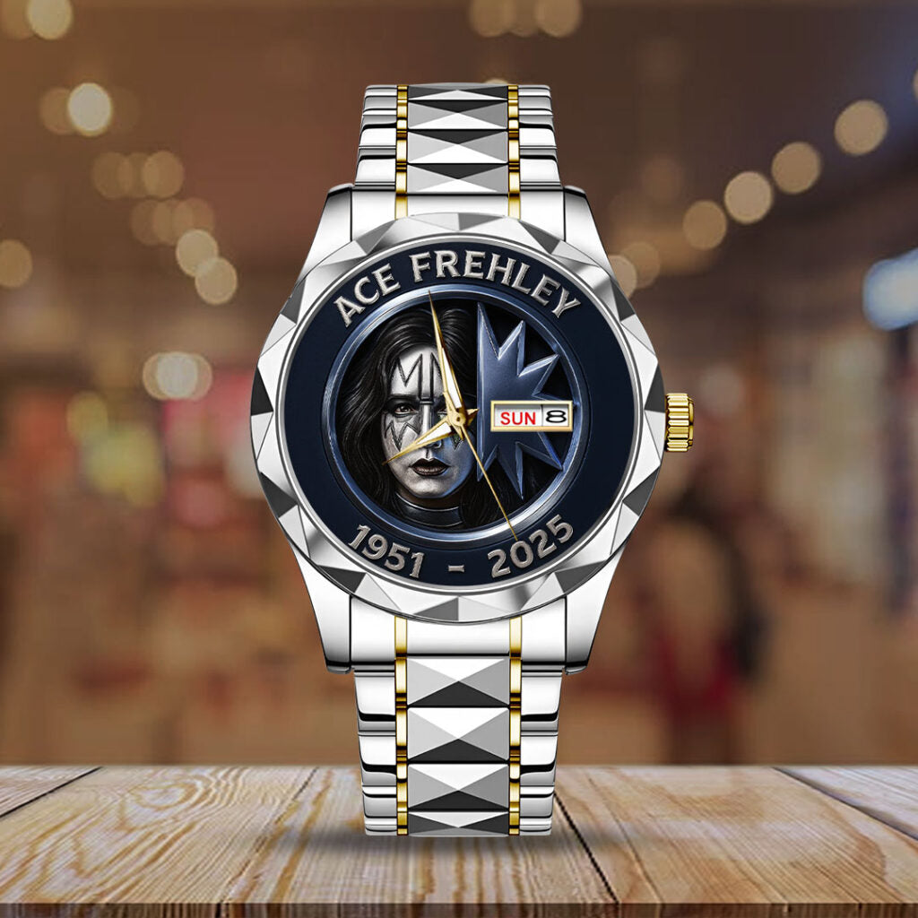 KISS x Ace Frehley Alloy Luxury Quartz Watch - TMTHU1955