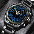 KISS x Ace Frehley Black Stainless Steel Watch - TMTHU1593