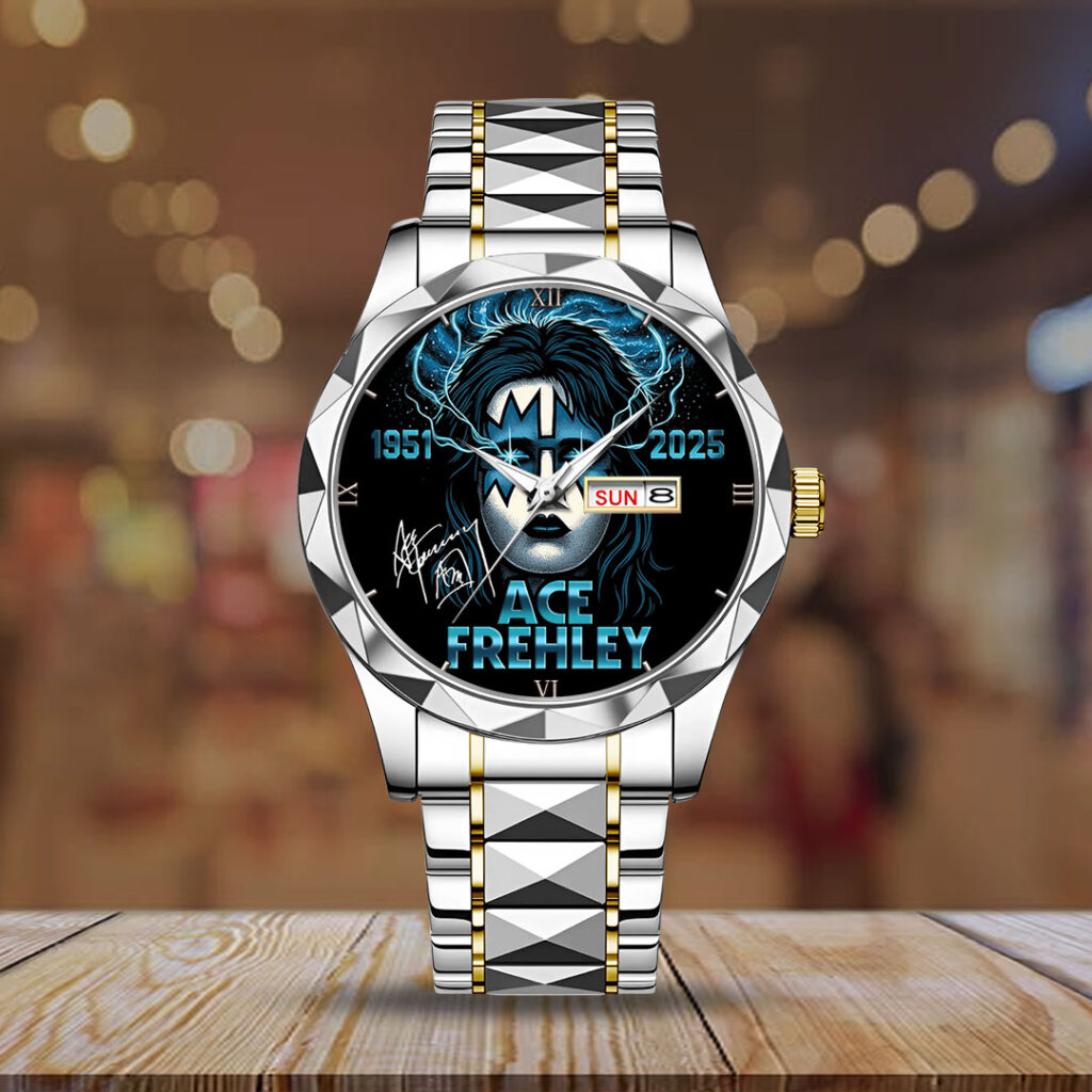 KISS x Ace Frehley Alloy Luxury Quartz Watch - GNE4599