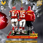 Kansas City Chiefs 9 Straight Division Titles Ornament