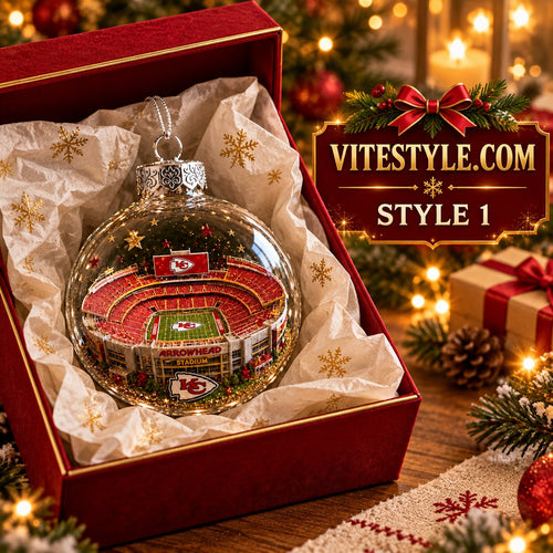 Kansas City Chiefs Arrowhead Stadium Christmas Ornament