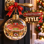 Kansas City Chiefs Arrowhead Stadium Christmas Ornament