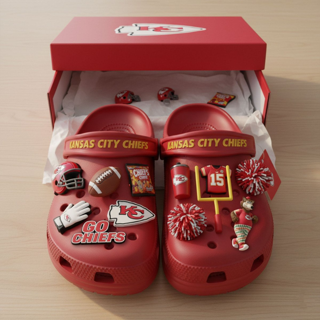 Kansas City Chiefs Croc Charms