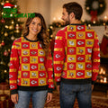 Kansas City Chiefs Game Day Patchwork Ugly Christmas Sweater