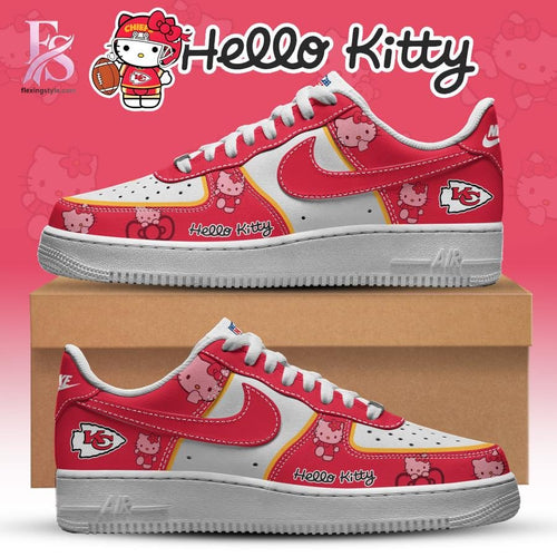 Kansas City Chiefs Hello Kitty Air Force Shoes