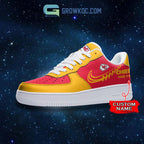 Kansas City Chiefs Personalized Air Force 1 Sneaker Shoes