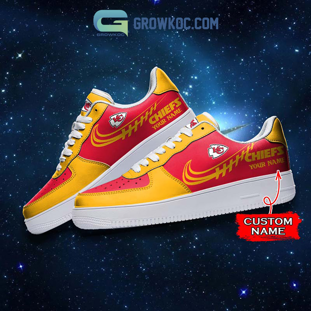 Kansas City Chiefs Personalized Air Force 1 Sneaker Shoes
