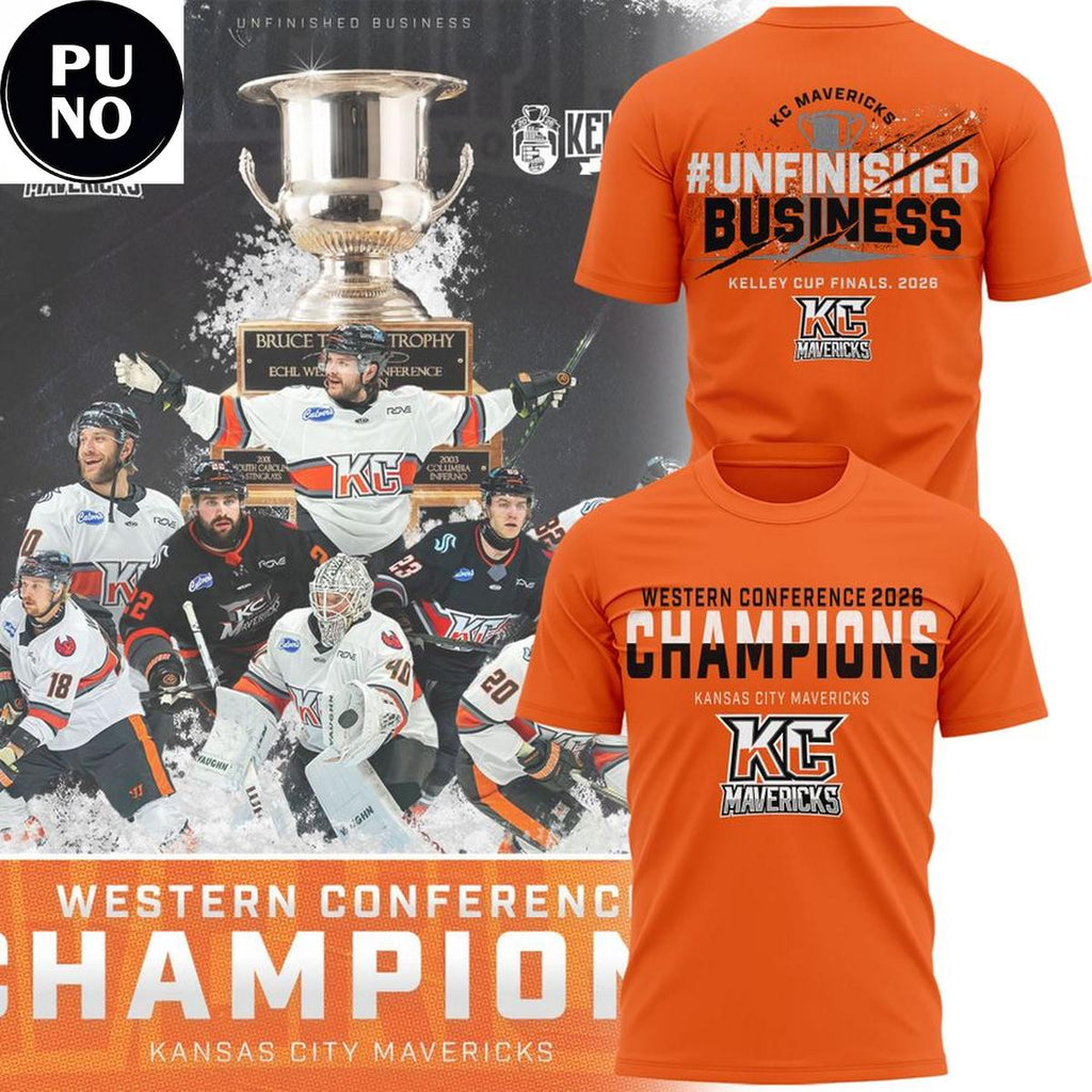 Kansas City Mavericks 2026 Western Conference Champions 2026 Shirt