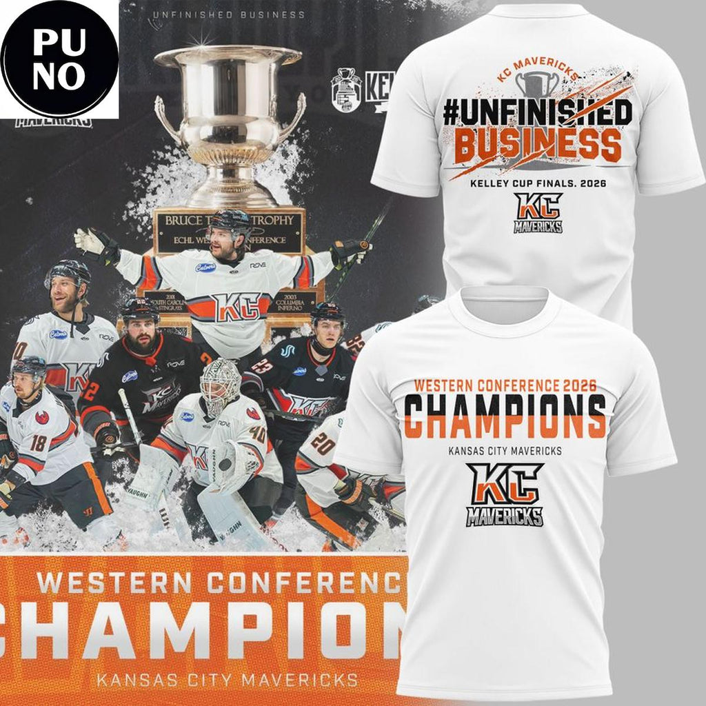 Kansas City Mavericks 2026 Western Conference Champions 2026 Shirt