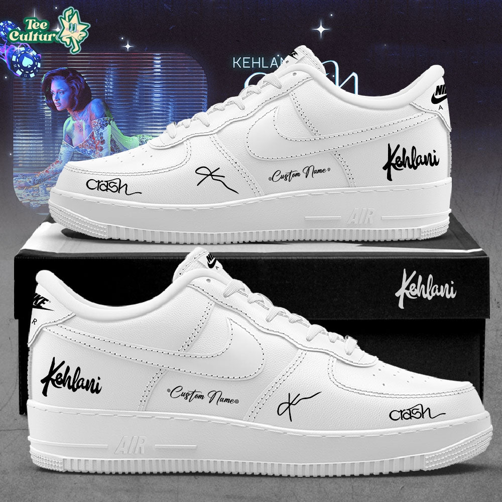 Kehlani Crash World Tour Signature Custom Name Shoes AF1