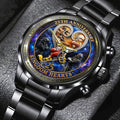 Kingdom Hearts 25th Anniversary Black Stainless Steel Watch - TMTHU7526