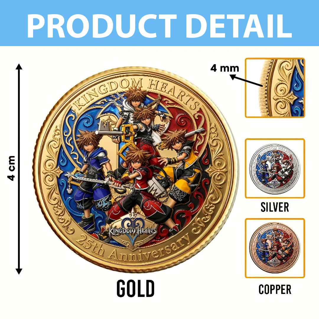 Kingdom Hearts 25th Anniversary Commemorative Coin – GNE8178