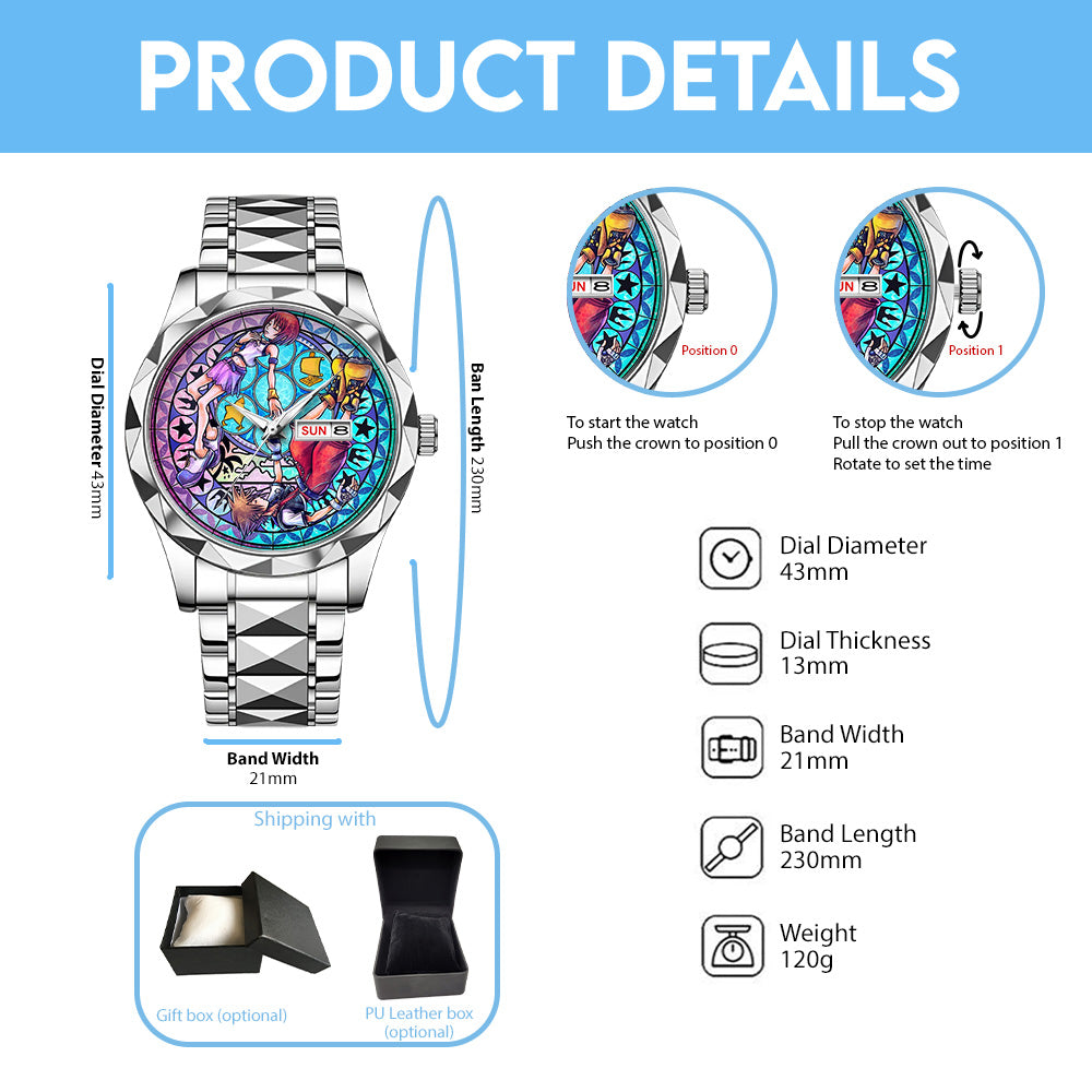 Kingdom Hearts 25th Anniversary Alloy Luxury Quartz Watch - GNE7114