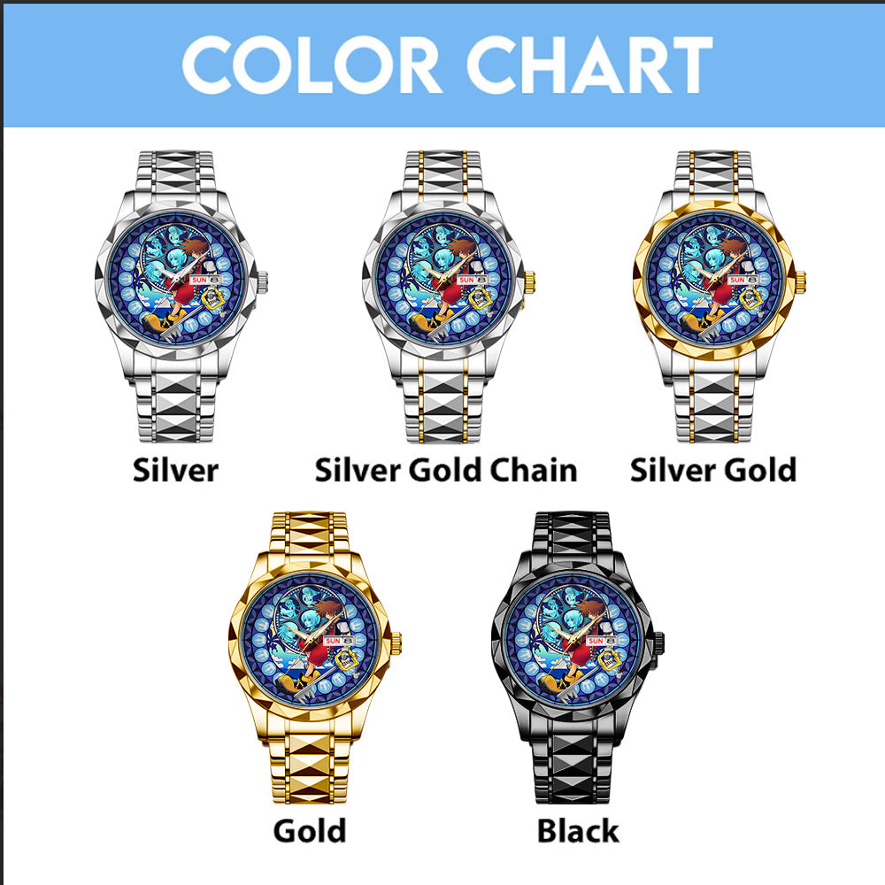 Kingdom Hearts 25th Anniversary Alloy Luxury Quartz Watch - GNE7116