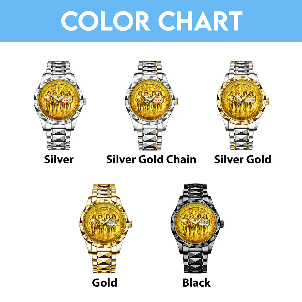 KISS Alloy Luxury Quartz Watch - MAITM14688