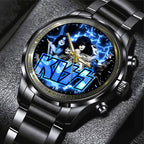 KISS Black Stainless Steel Watch - MAITM 7460