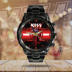 KISS Black Stainless Steel Watch - MAITM 7547