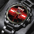 KISS Black Stainless Steel Watch - MAITM 7547