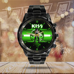KISS Black Stainless Steel Watch - MAITM 7549