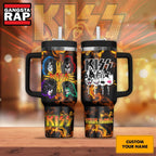 Kiss Band Music Graphics Custom Name Stanley Tumbler 40oz