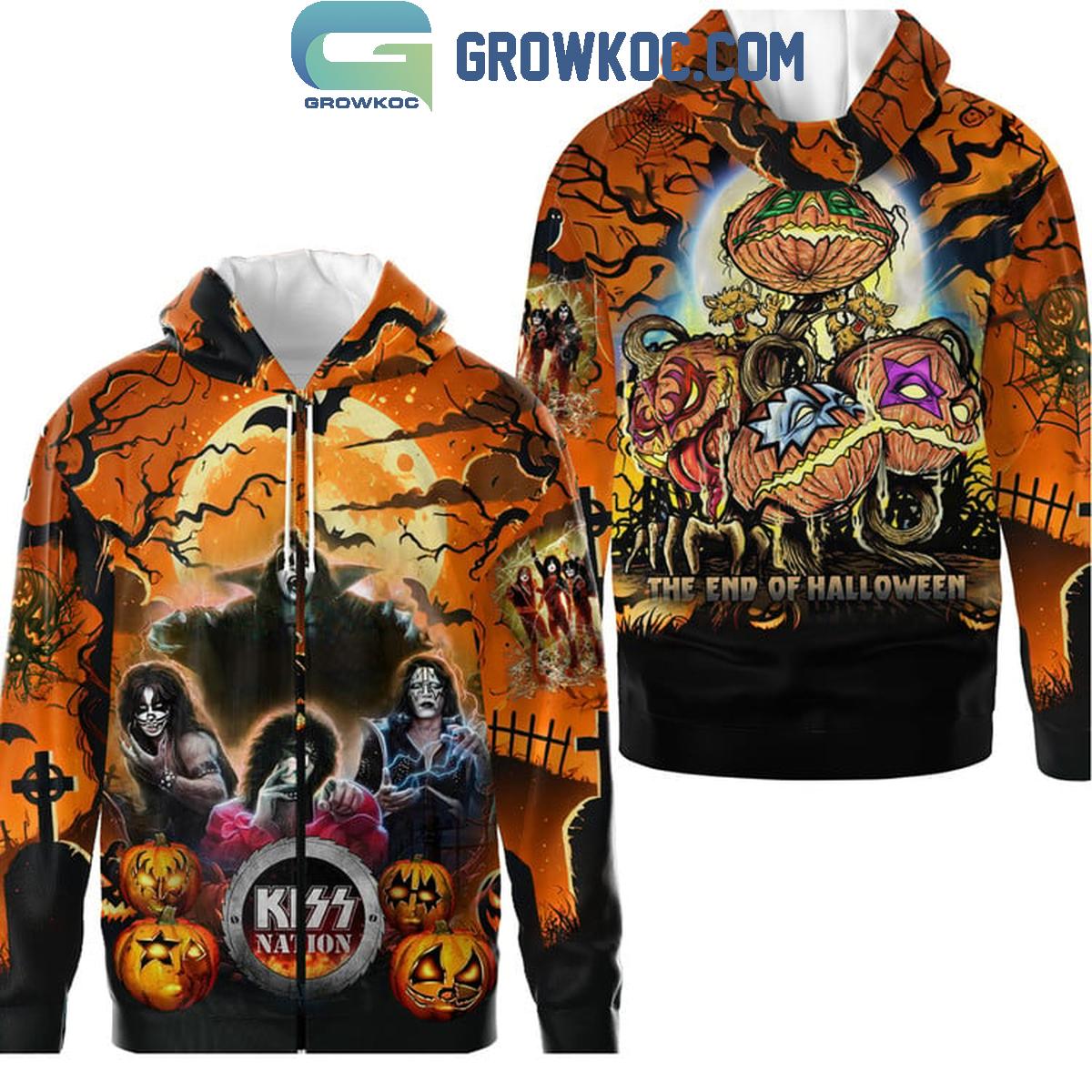 Kiss Nation The End Of Halloween True Rock Hoodie T-Shirt