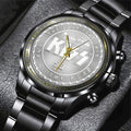 KISS Black Stainless Steel Watch - TANTN 6112