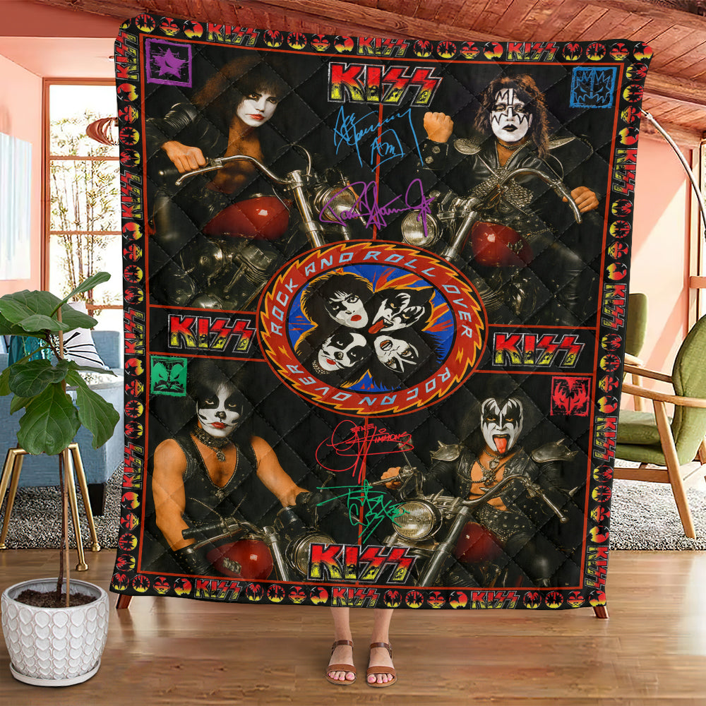 KISS Quilt Blanket - GNE NEW230