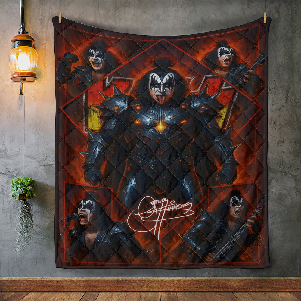KISS Quilt Blanket - GNE NEW243
