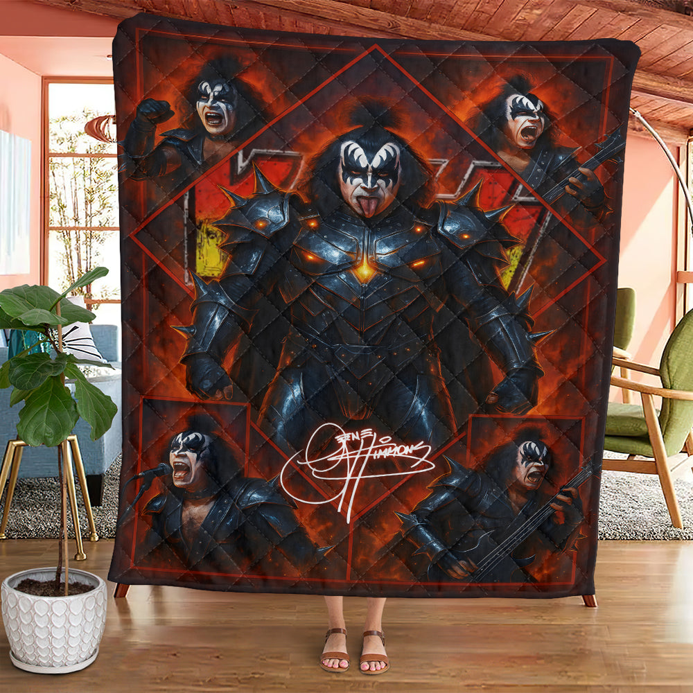 KISS Quilt Blanket - GNE NEW243