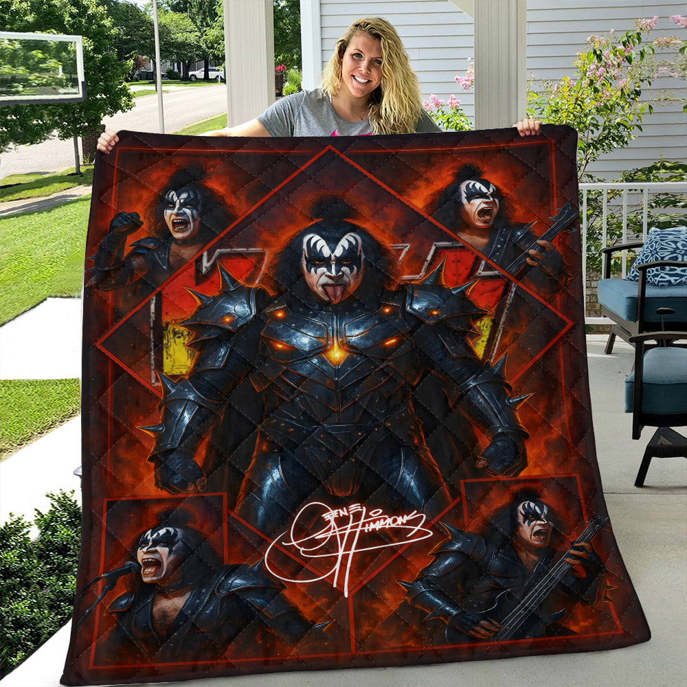 KISS Quilt Blanket - GNE NEW243