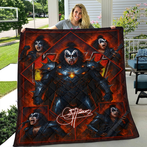 KISS Quilt Blanket - GNE NEW243