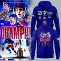 Kitchener Rangers Blue 2026 OHL Champions Hoodie