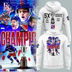 Kitchener Rangers Blue 2026 OHL Champions Hoodie