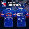 Kitchener Rangers Champions Ontario Hockey League 2026 Shirt
