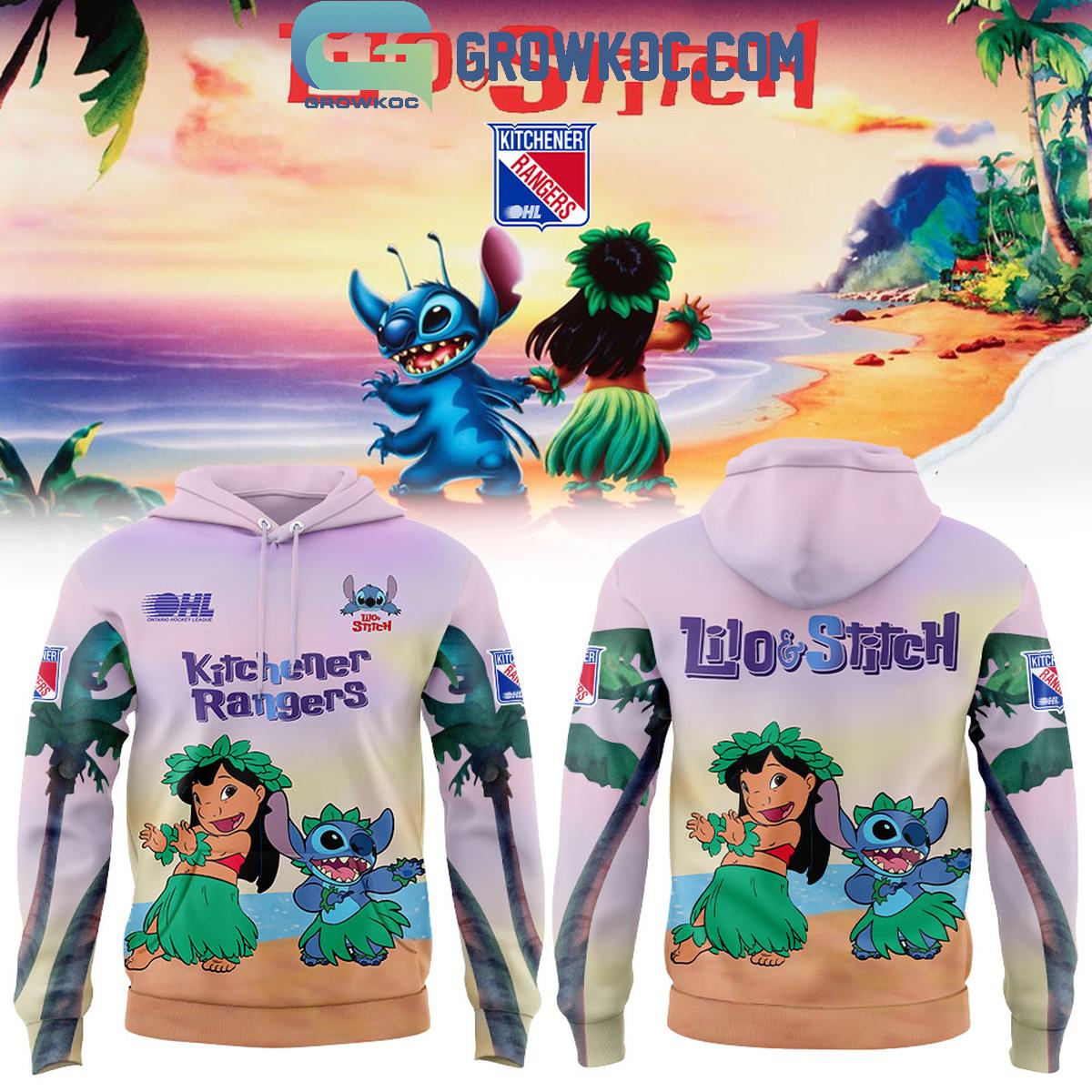 Kitchener Rangers Lilo & Stitch 626 Hoodie Shirt